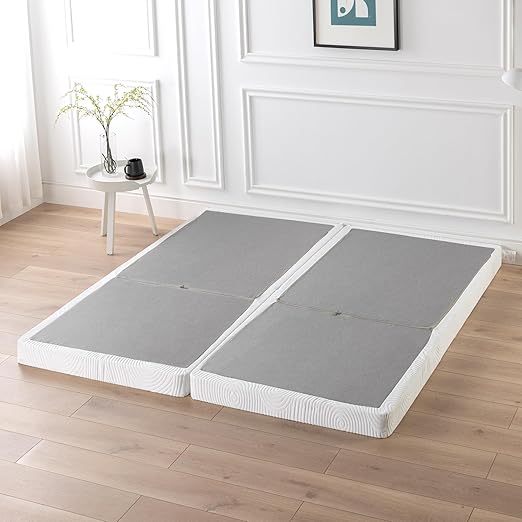 4-Inch No-Assembly Folding Metal Box Spring Mattress Foundation