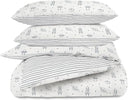 Kids Organic Cotton Duvet Cover Set – Reversible, Soft & Breathable