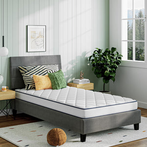 Twin XL Hybrid Mattress – 8 Inch Foam & Spring, Medium Firm, Pillow Top