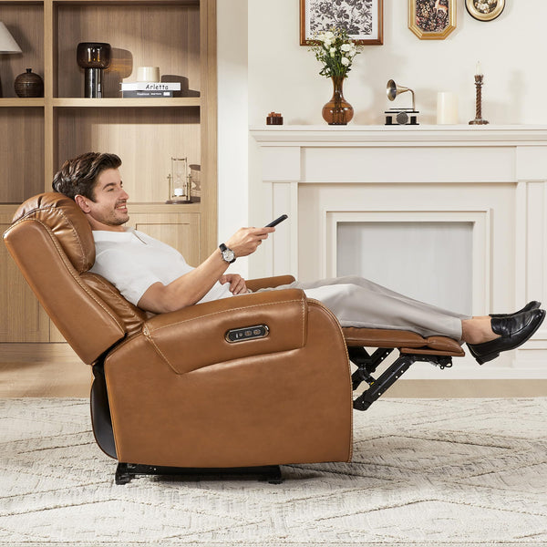 Power Recliner Chair with Adjustable Headrest & USB Ports