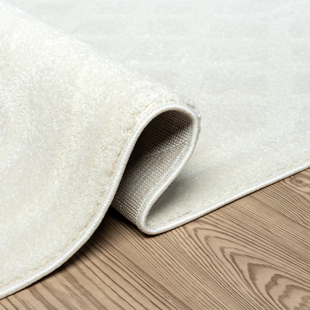 Cream Geometric Diamond Area Rug