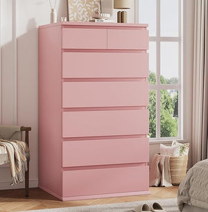 7-Drawer Dresser with Jewelry Storage