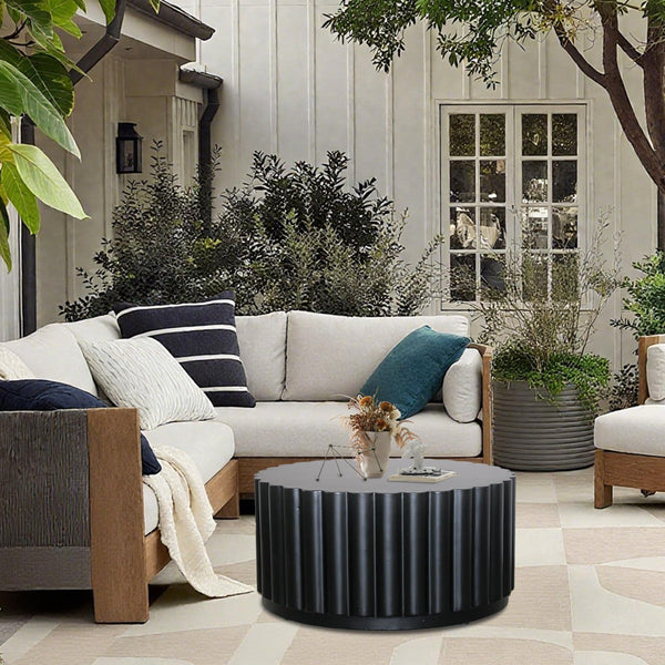 Round Petal Coffee Table – Indoor Outdoor Side Table