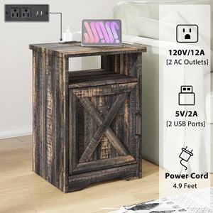 4-Piece Farmhouse Living Room Table Set