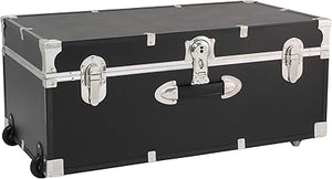 30-Inch Wheeled Storage Trunk with Lock