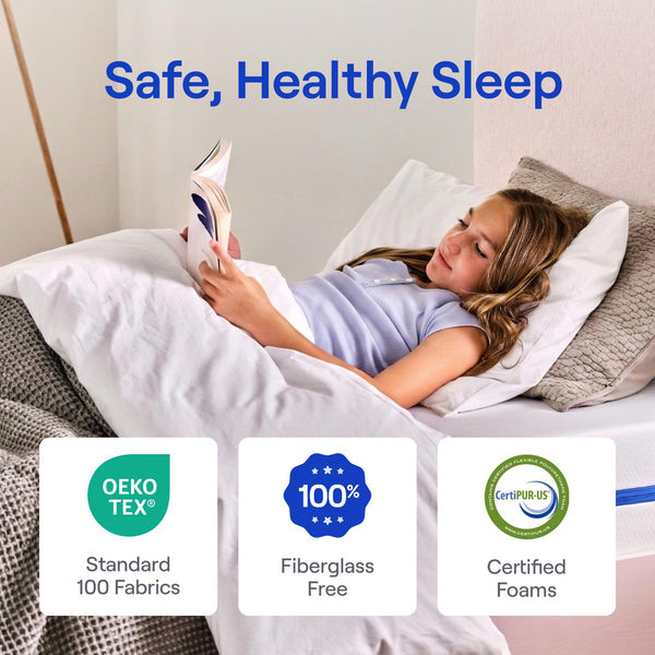 Kids Twin & Full Mattress – 2-Sided Flippable Memory Foam