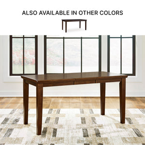 Counter Height Dining Extension Table, Dark Brown