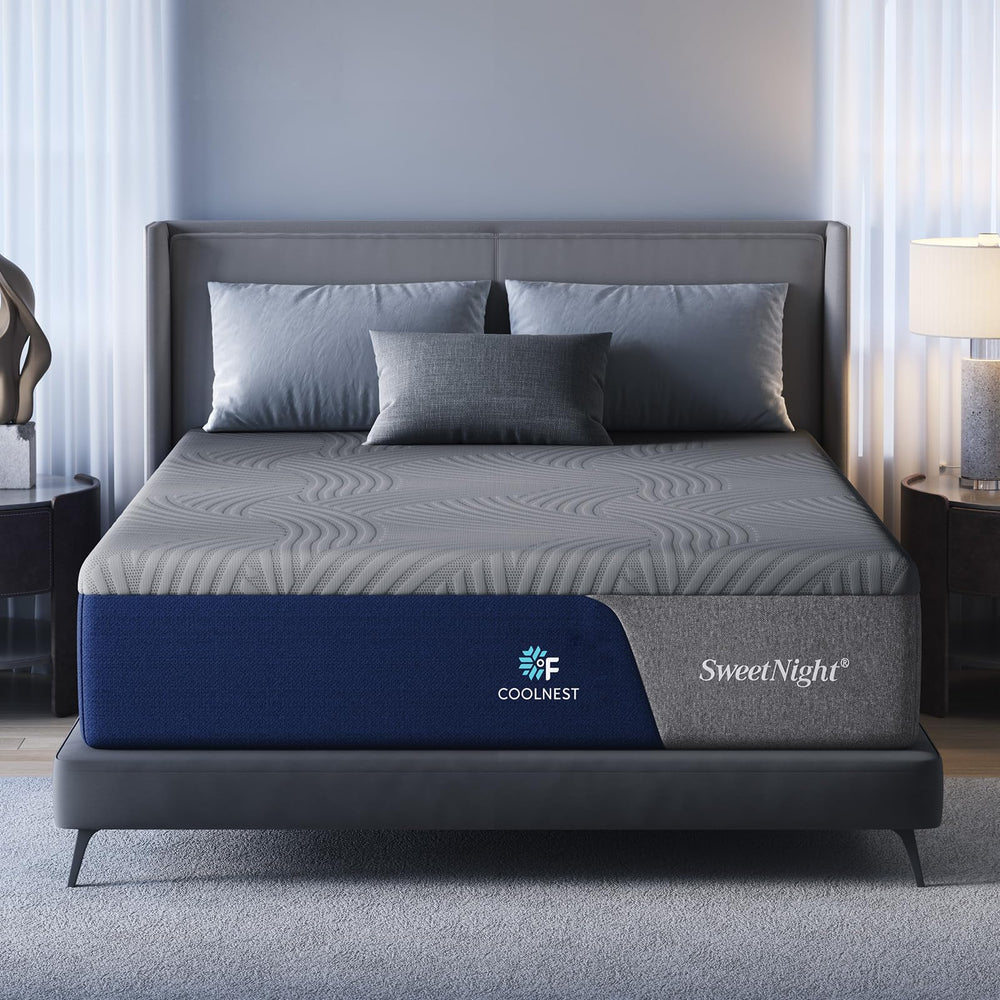 King Size Gel Memory Foam Mattress – Cooling, Pressure Relief, Multi-Size