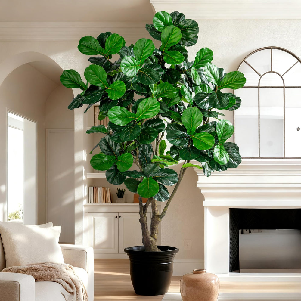 Artificial Fiddle Leaf Fig Tree with Pot