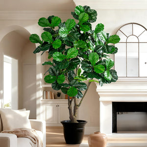 Artificial Fiddle Leaf Fig Tree with Pot