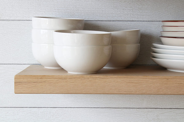 White Oak Floating Shelves Set of 2 | 11" Deep | Wall Mount
