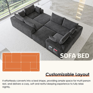146" Modular Sectional Cloud Couch