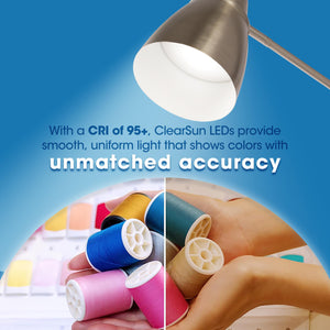LED Desk Lamp with USB Charging Port & Adjustable Brightness