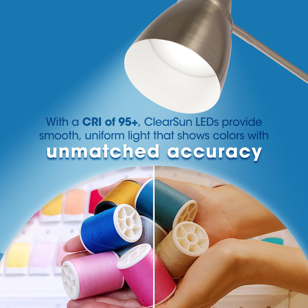 LED Desk Lamp with USB Charging Port & Adjustable Brightness