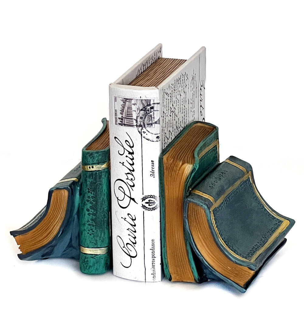 Decorative Non-Skid Heavy Duty Bookends 6 Inch