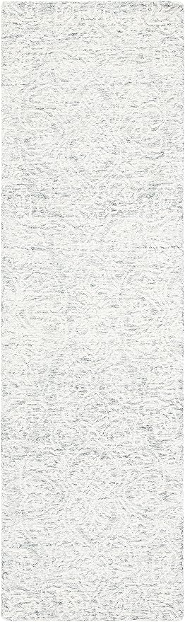Hand-Tufted Wool Runner Rug 2'3" x 10' – Floral Area Rug for Hallway & Entryway