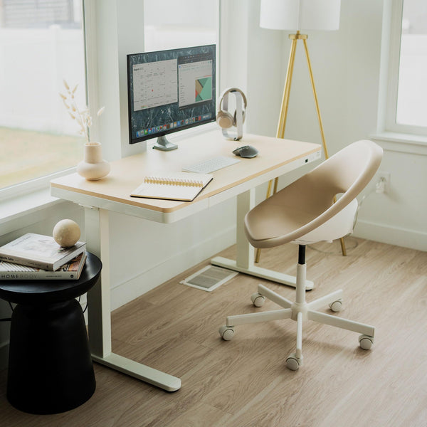Electric Standing Desk with Drawer – Adjustable Height Sit-Stand Desk