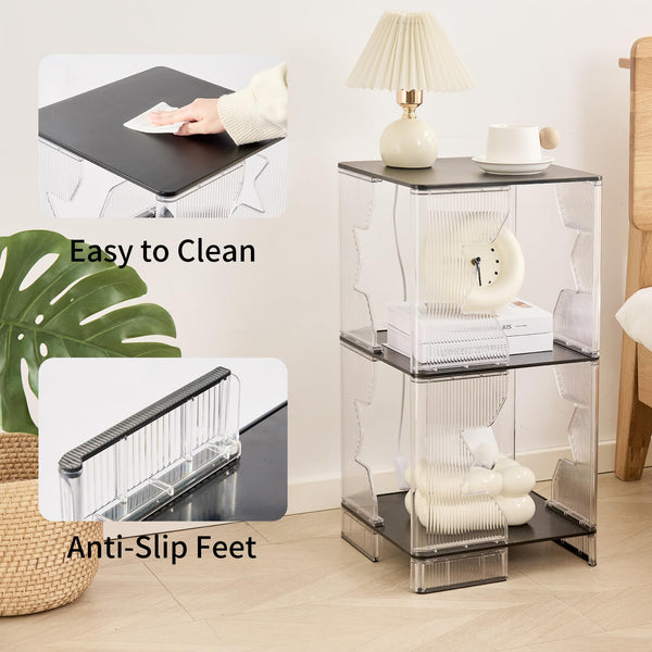 End Tables Set of 2 – 3-Tier Side Table