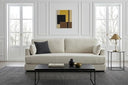 83" Chenille 3-Seat Sofa with T-Cushion & Solid Wood Frame