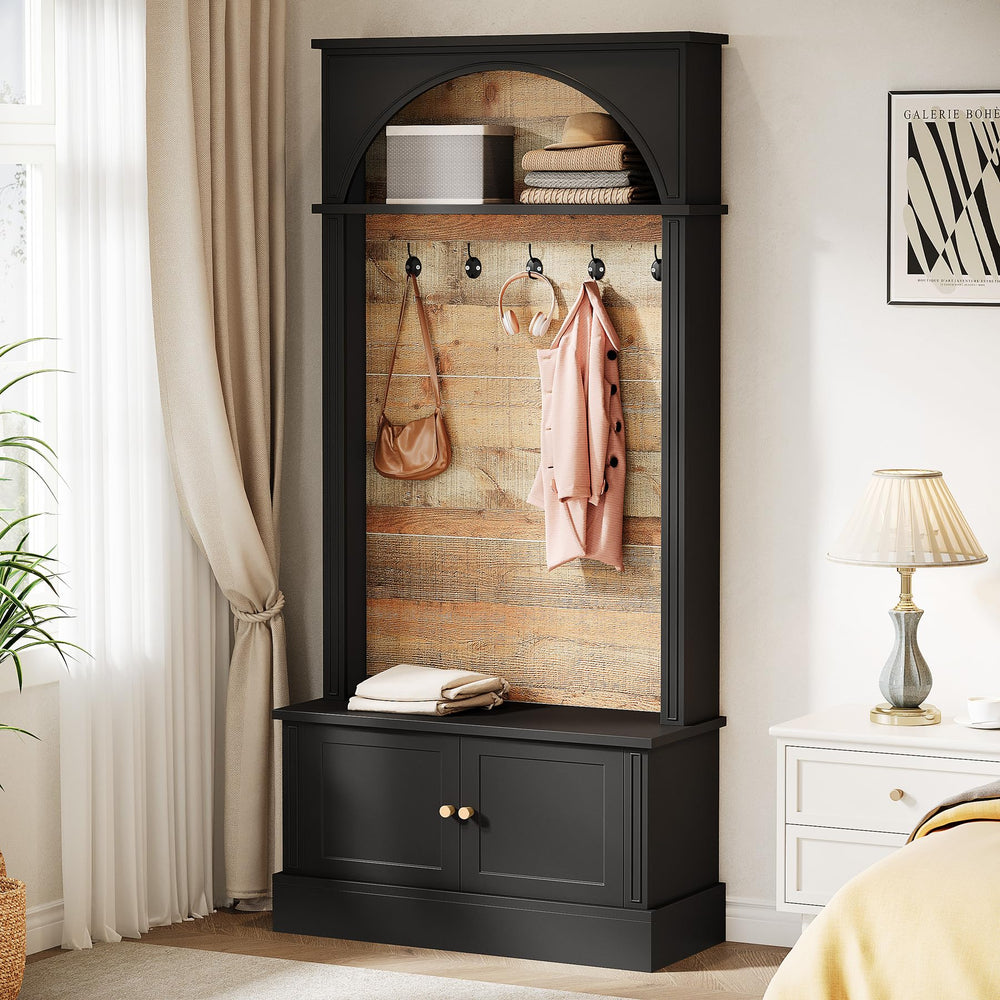 Hall Tree with Storage Bench & Coat Rack
