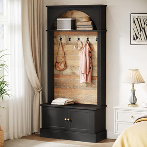Hall Tree with Storage Bench & Coat Rack
