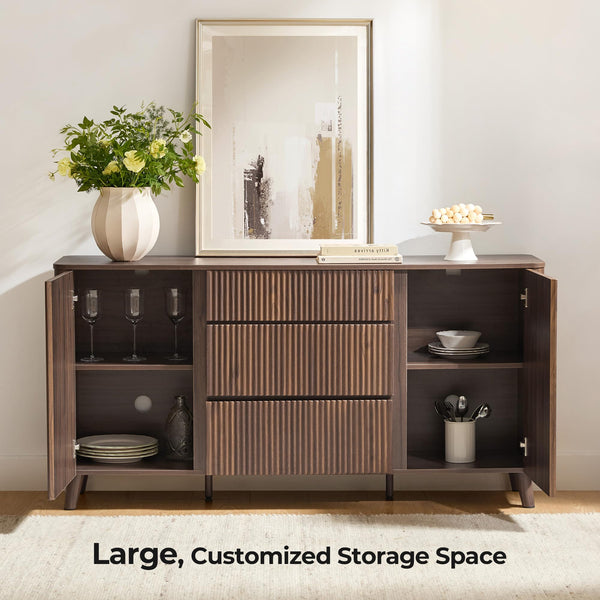 62" Sideboard Buffet Cabinet with Storage