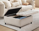 Large Square Storage Ottoman with Lift Top