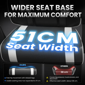 Gaming Chair with Footrest