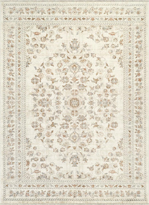 Oriental & Vintage Beige Area Rug