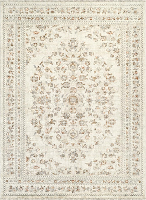 Oriental & Vintage Beige Area Rug