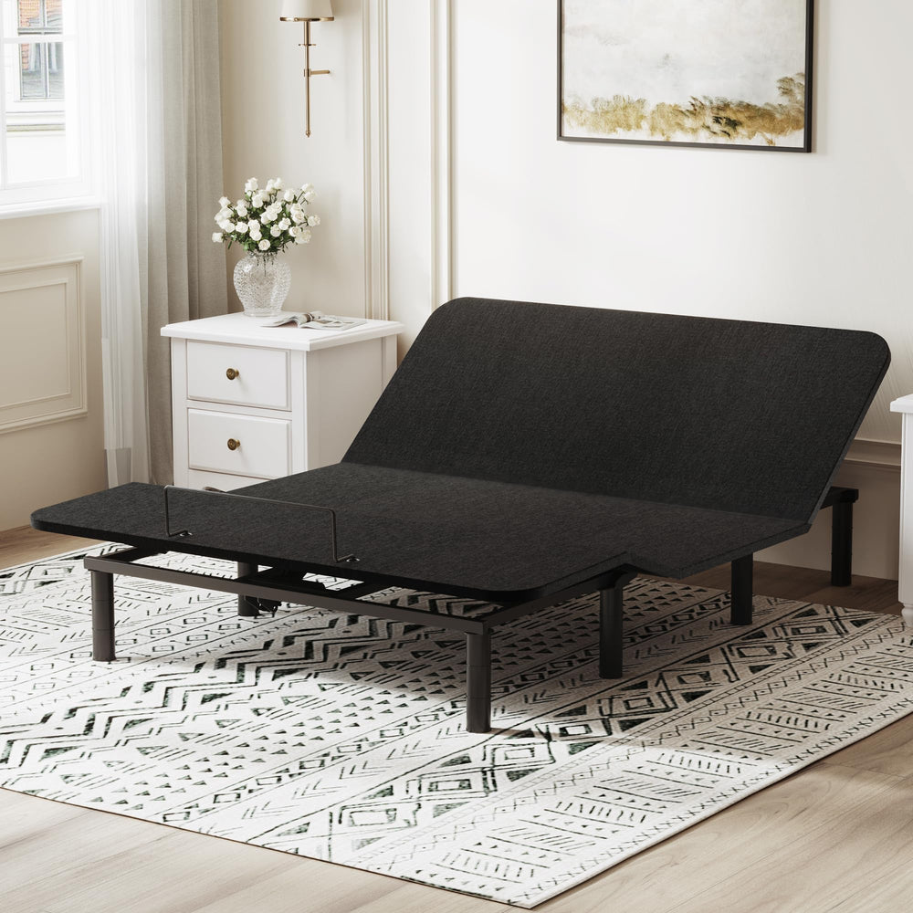 Queen Adjustable Bed Base with Remote & Oxford Fabric