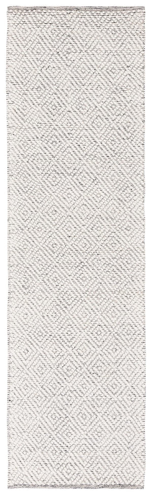 Natura Wool Runner Rug 2'3" x 10' – Ivory & Light Grey