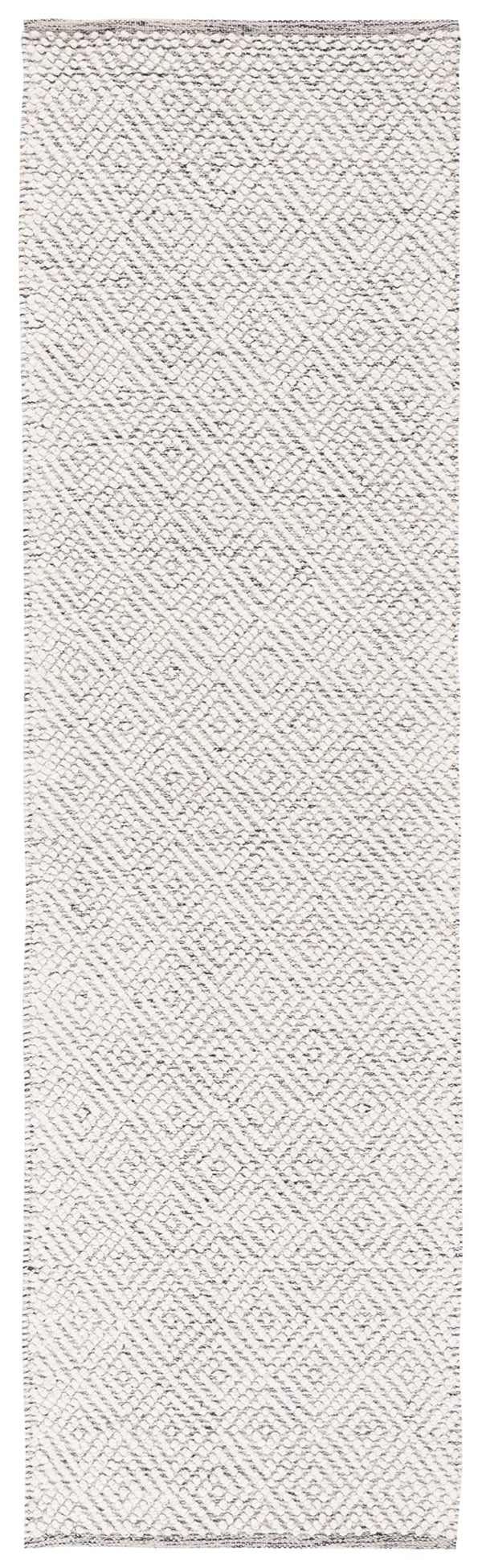 Natura Wool Runner Rug 2'3" x 10' – Ivory & Light Grey