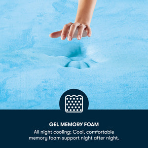 Cooling Gel Memory Foam Mattress – Medium-Firm Support, CertiPur-US Certified