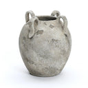 Rustic Terracotta Ceramic Vase with Handles