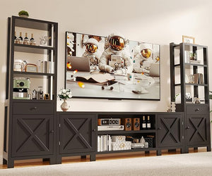 94" Wall Entertainment Center with Power Hub