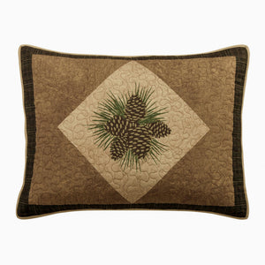 King Quilt Set – Antique Pine Lodge 4-Piece Bedding Set