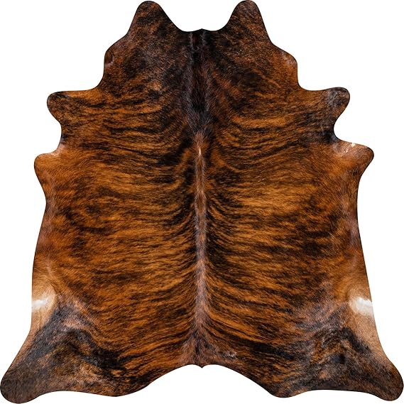 Genuine Cowhide Area Rug – 7 x 6 ft