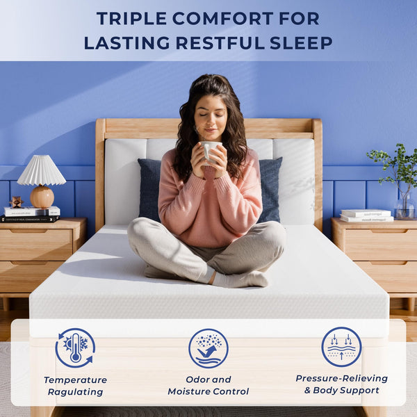 5-Inch Twin Cooling Gel Memory Foam Mattress
