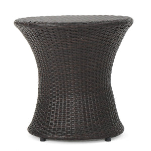 Outdoor Wicker Accent Table