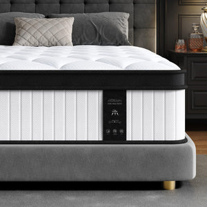 Queen Mattress 12 Inch Hybrid Pillow Top with Memory Foam & Pocket Springs
