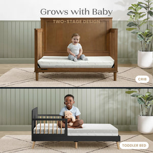 Breathable 2-Stage Crib & Toddler Mattress | Waterproof, Machine Washable