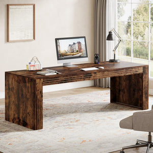 79-Inch Two-Person Double Computer Desk