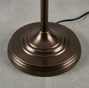 Bronze Swing Arm LED Floor Lamp