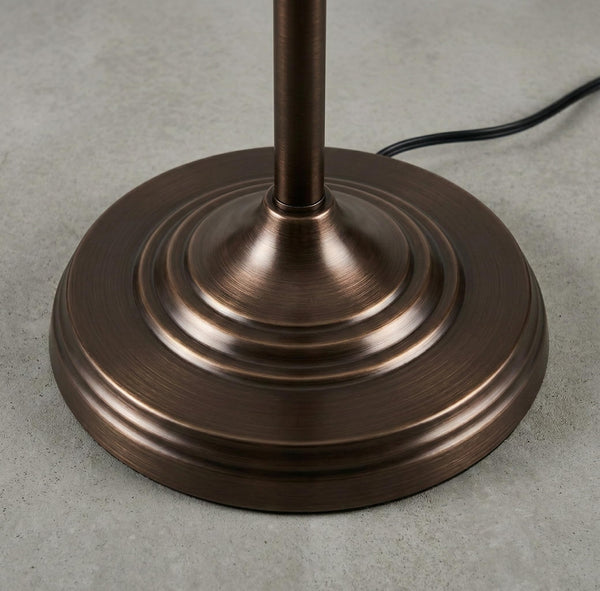 Bronze Swing Arm LED Floor Lamp