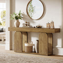 70.9-Inch Extra Long Sofa Console Table with Storage Shelf