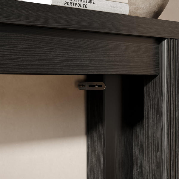 Fluted Console Table with Storage – 71 Inch Entryway Sofa Table