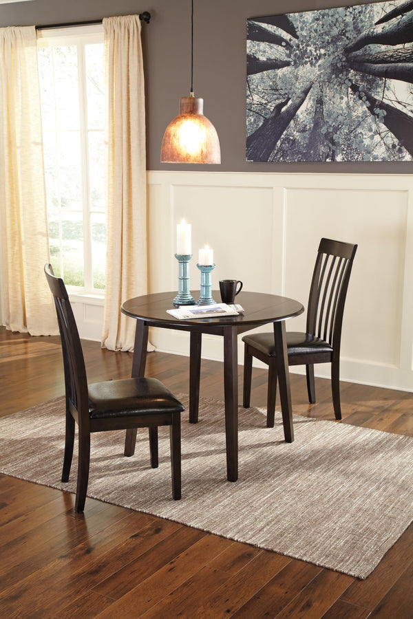 Rake Back Dining Room Chair Set of 2 – Dark Brown
