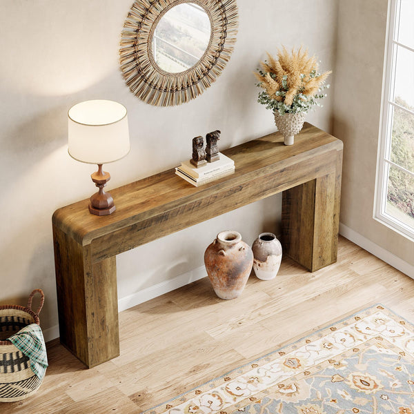 70.9-Inch Extra Long Console Table – Farmhouse Entryway Sofa Table