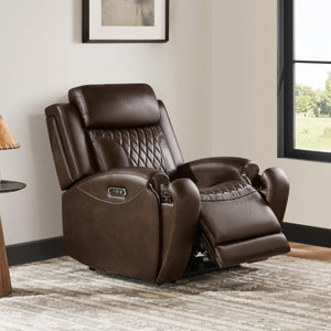 Power Recliner Chair with Adjustable Headrest & USB Ports